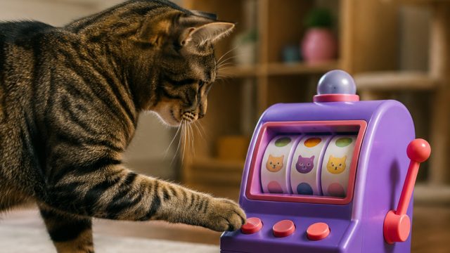 Innovative Cat Toy Goes Viral: The Treat-Dispensing Slot Machine