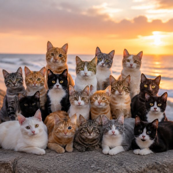 28 Adorable Cats to Brighten Your Summer Evenings