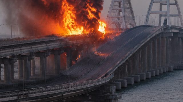 Ukraine Targets Key Bridge in Crimea Amid Ongoing Conflict