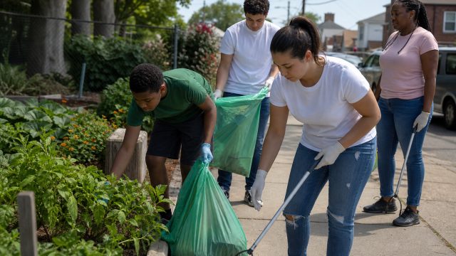 Join the Litter Cleanup Initiative at Newcomen Road Community Garden